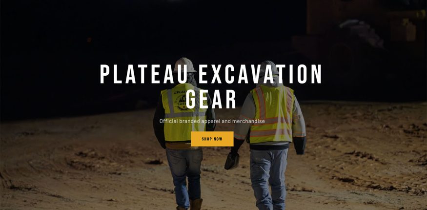 Plateau Excavation Gear homepage